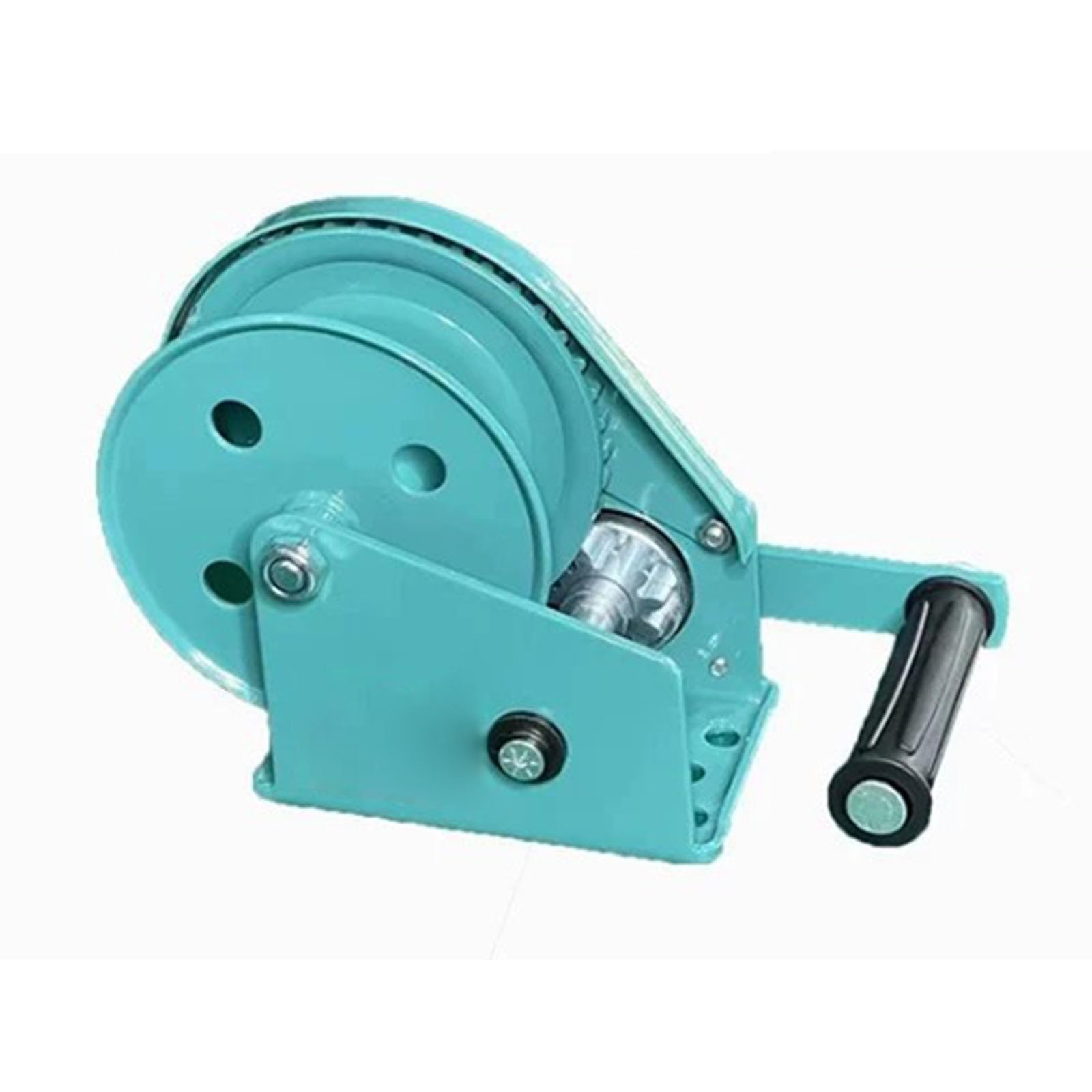 Qleaiarn 1200Lb/544Kg Boat Winch Strap With Hook，Two-Way Self-Locking Portable Winch