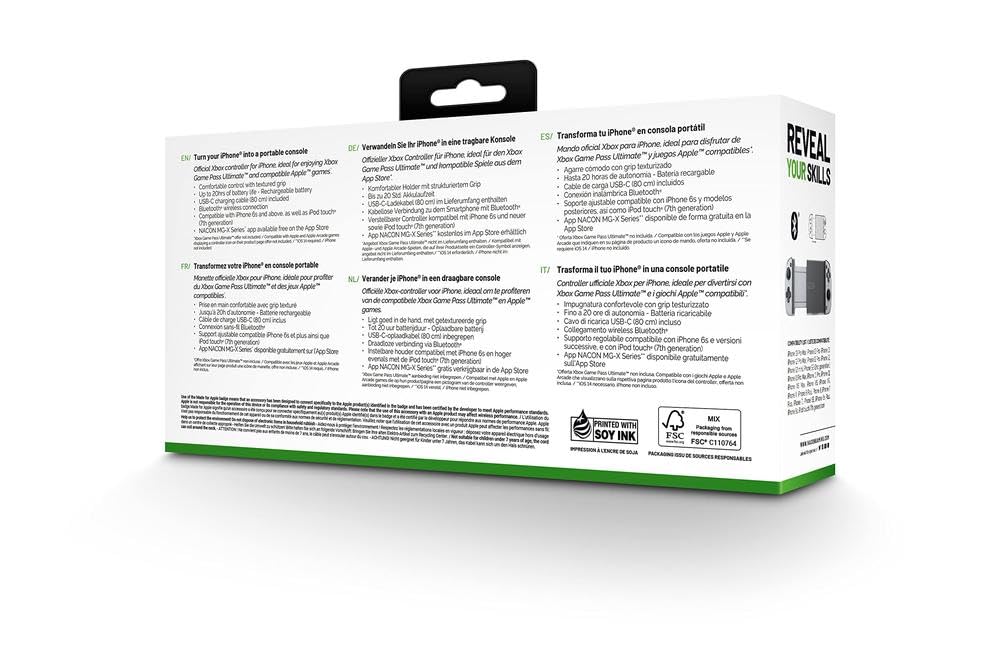 NACON - Telecomando per Smartphone iPhone con Licenza Xbox - Gamepad