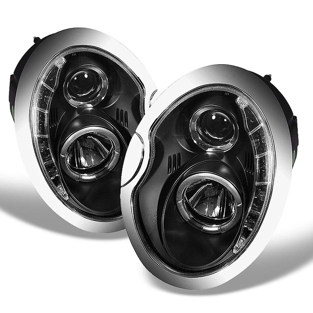 ACANII For [Halogen Model] 20022006 Mini Cooper LED DRL Black