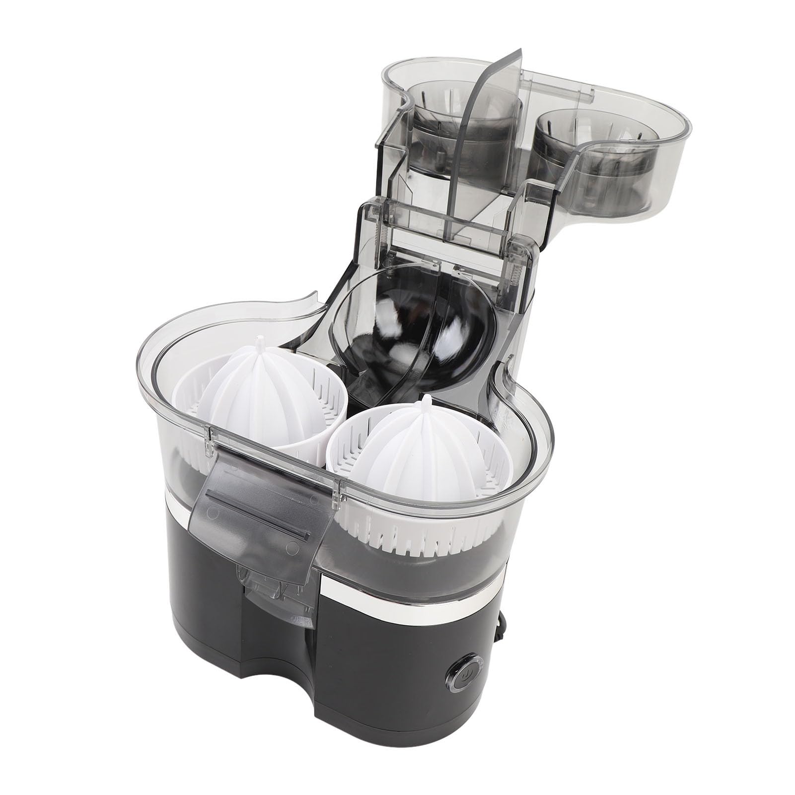 Denash Doppia Guocero Elettrico Citle Elettrico Citle Succo Compatto -Extractor Lemons Arancione Kiwi Grapefruit, Specker per Dormire Portatile (BLACK)