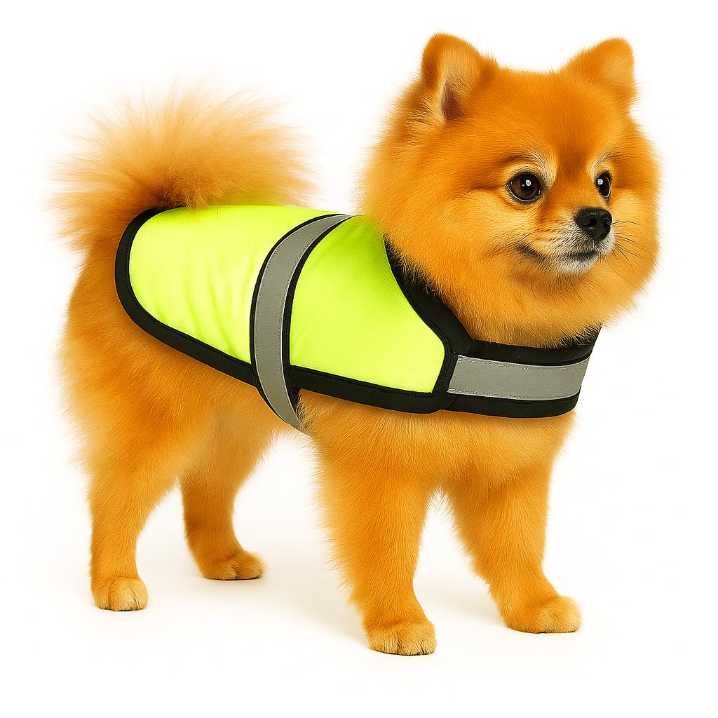 Flamingo WINTER COAT EISBÄR FLUO YELLOW 25CM