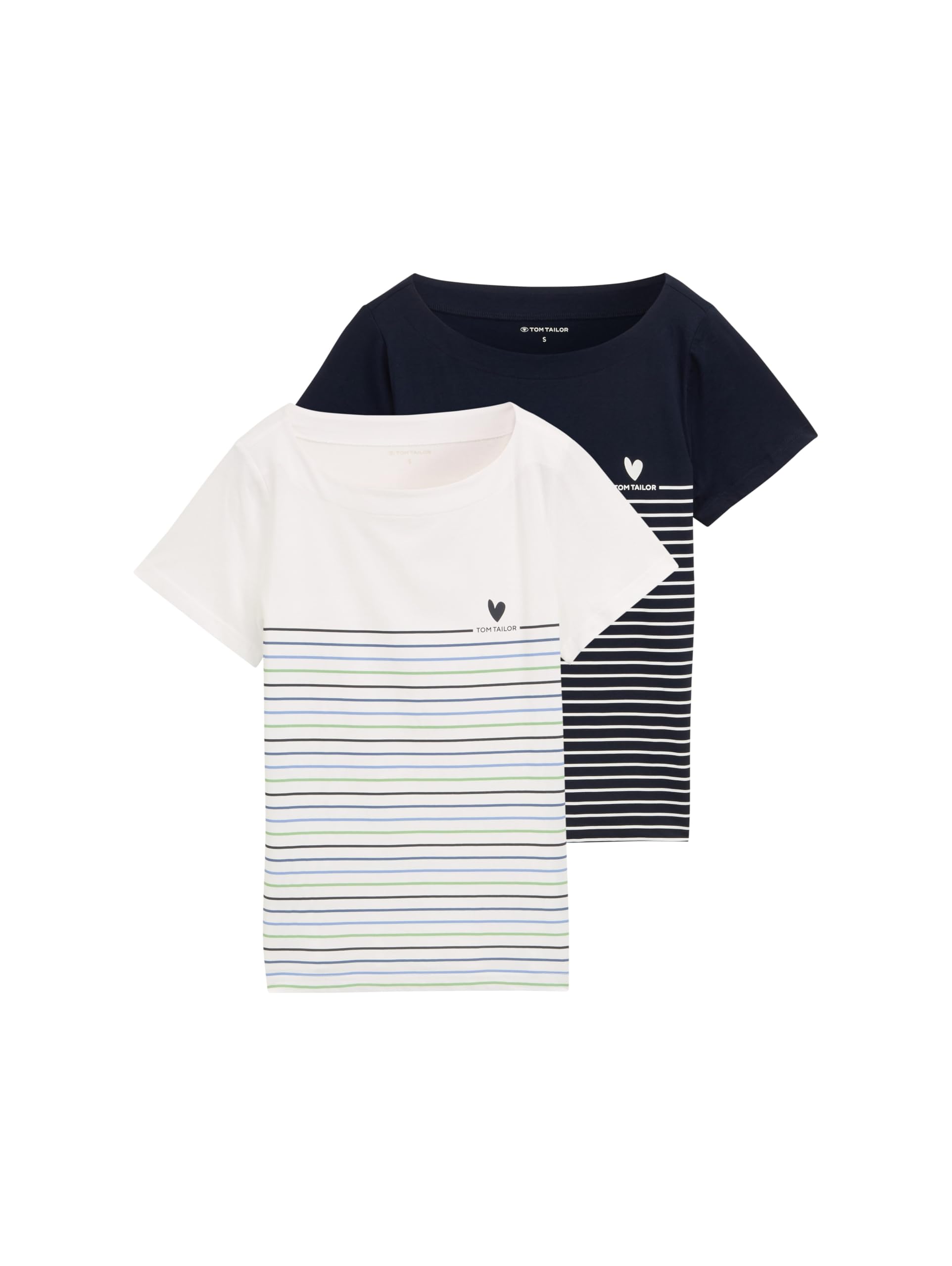 Tom Tailor Damen T-Shirts im 2er-Pack