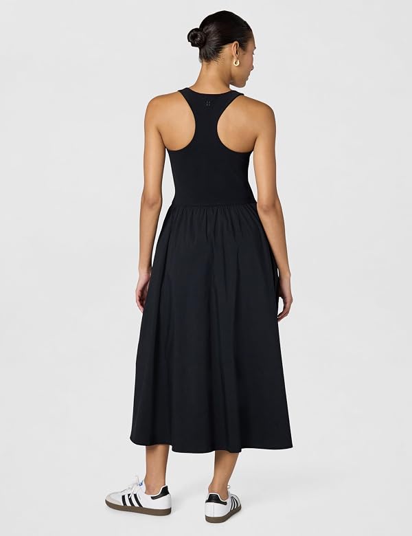Sweaty Betty Athletic Lightweight Explorer Ribbed Racer Back Dress Black by Sweaty Betty - Image 3