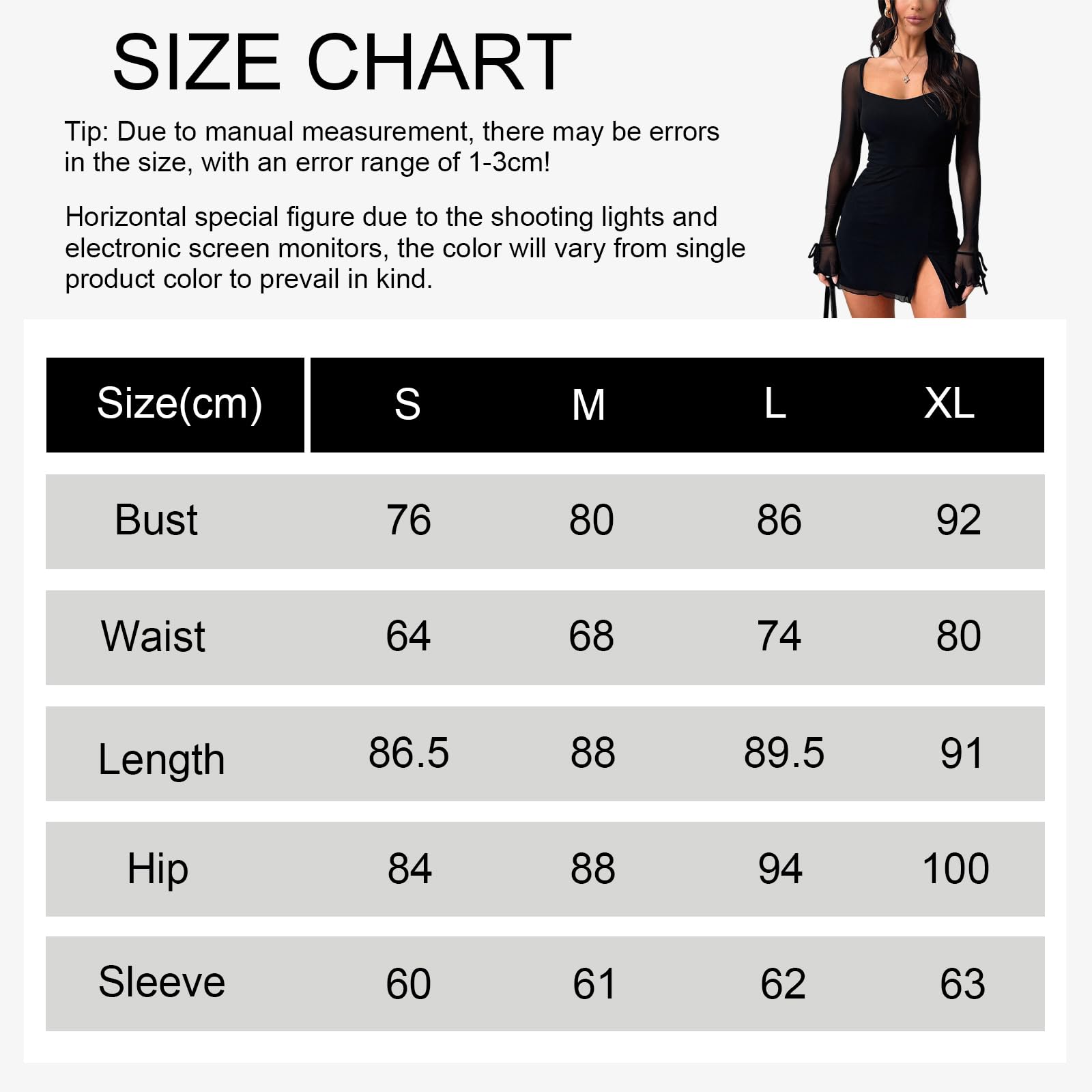 Mini Robe à Manches Longues pour Femme Sexy Robes Courte Moulante Col Carré Chic et Elegant Robe A Ligne Fendue Bodycon Robes de Soirée Cocktail Fête Clubwear Bal Décontractée