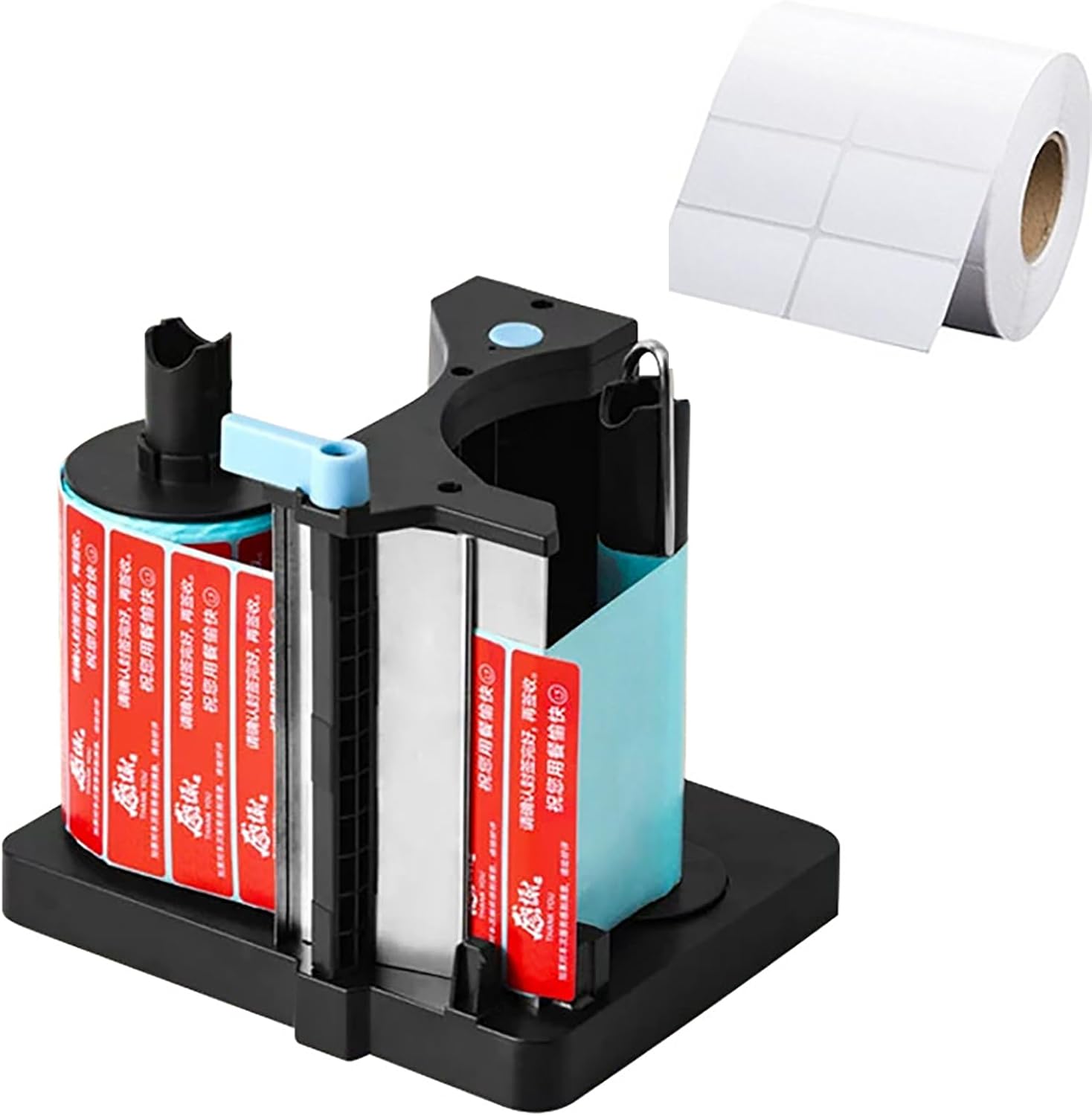 Automatic Label Dispenser, Portable Electric Label Dispenser with Dual Senser, 3 Adjustable Speeds, 20-130 Mm Adjustable Width and Height, for Document
