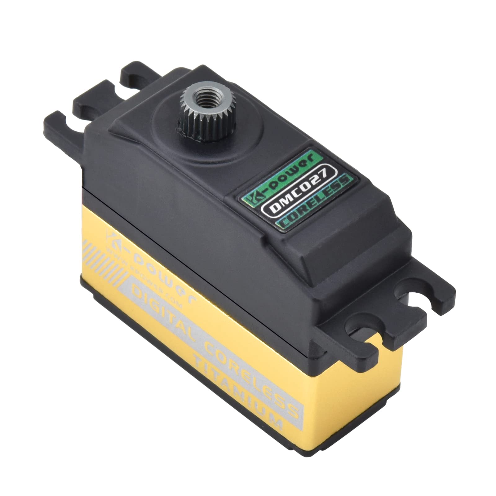 DMC027 High Speed Titanium Gear Mini Servo,28G/3.5KG/0.05S Digital Servo for RC Airplane/Helicopter/Car/Boat,DIY RC Servo Motor Kit for Arduino Project