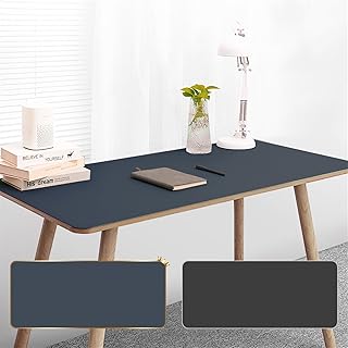 GIBZ Tapete Silicona Escritorio Color Sólido Antideslizante Tapete Escritoriode de Oficina Alfombrilla de Mesa Impermeable Azul 40x60cm