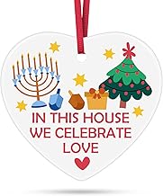 Hanukkah Christmas Ornaments Hanukkah Gifts for Women Men Jewish Gift Ideas Chanukah Gifts for Women Men Spiritual Gift for Her Him Jewish Holiday Presents for Friends Coworkers Mom Sisters