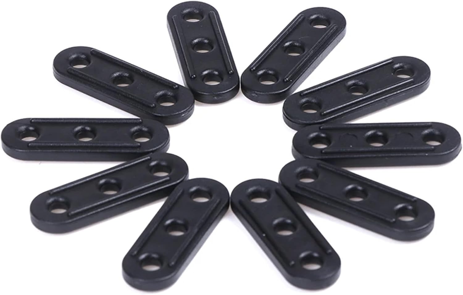 Guyline Tensioner 300 PCS Three Hole Adjustable Sheet Canopy Wind Rope Buckle for Outdoor