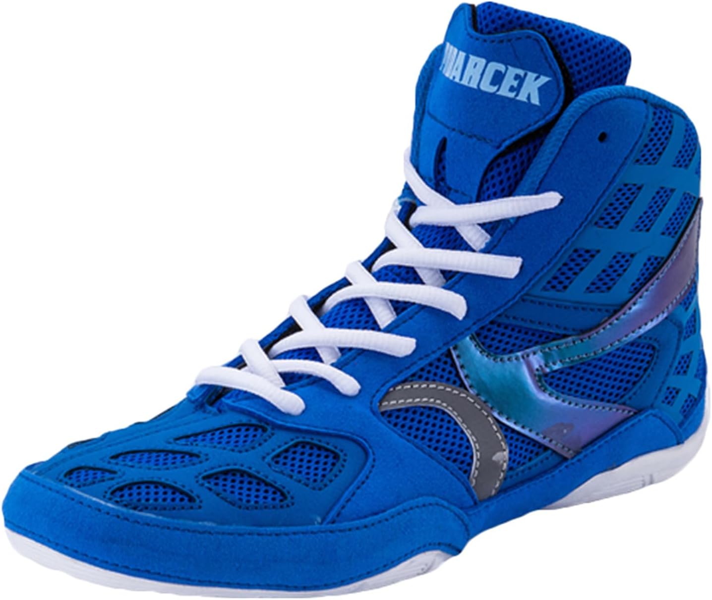 JiuQing Wrestling Shoes Men Soft Bottom Indoor Training Boots Barefoot Breathable Lightweight Fitness Sport Boots