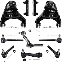 Vista 200 de Detroit Axle - Kit de suspensión delantera RWD de 10 piezas para Chevy GMC Silverado Sierra 1500 1999-2006, 2 brazos de control superior, 2 rótulas