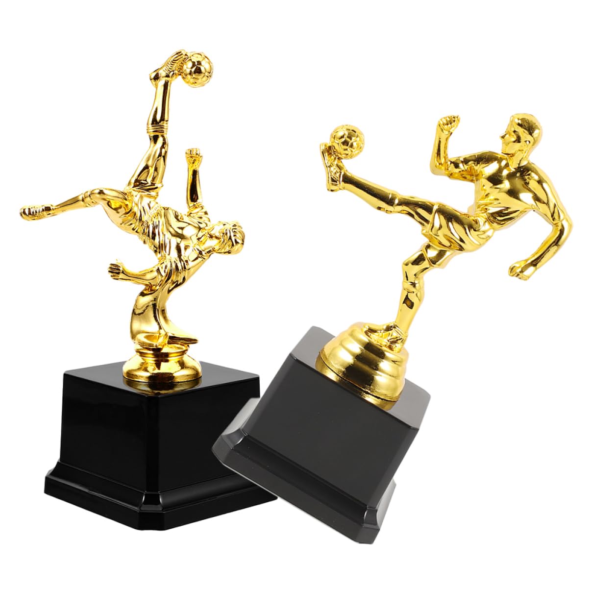 INOOMP 6stücke Fußball Trophäe Aus Kunststoff Sportliche Auszeichnung Für Fußballspiele Dekorative Trophäe Für Feiern Und Sportveranstaltungen Leicht Und Ansprechend Gestaltet