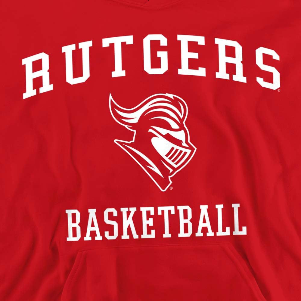 Rutgers University Official Basketball Youth Kids Boy/Girls Pull-Over Hoodie Sweatshirt