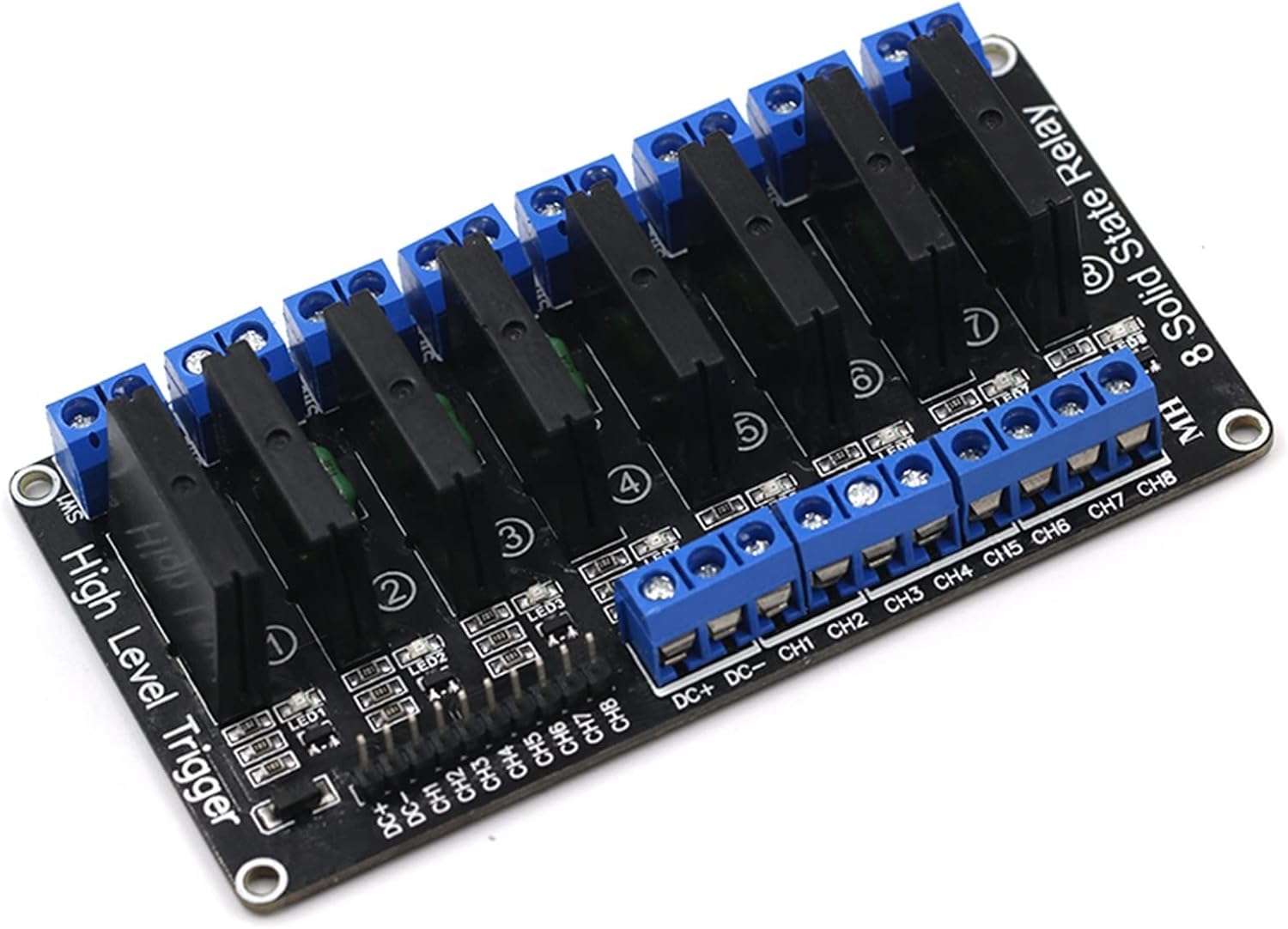 1 2 4 8 Channel 5V DC Relay Module Solid State High Level SSR AVR DSP G3MB-202P