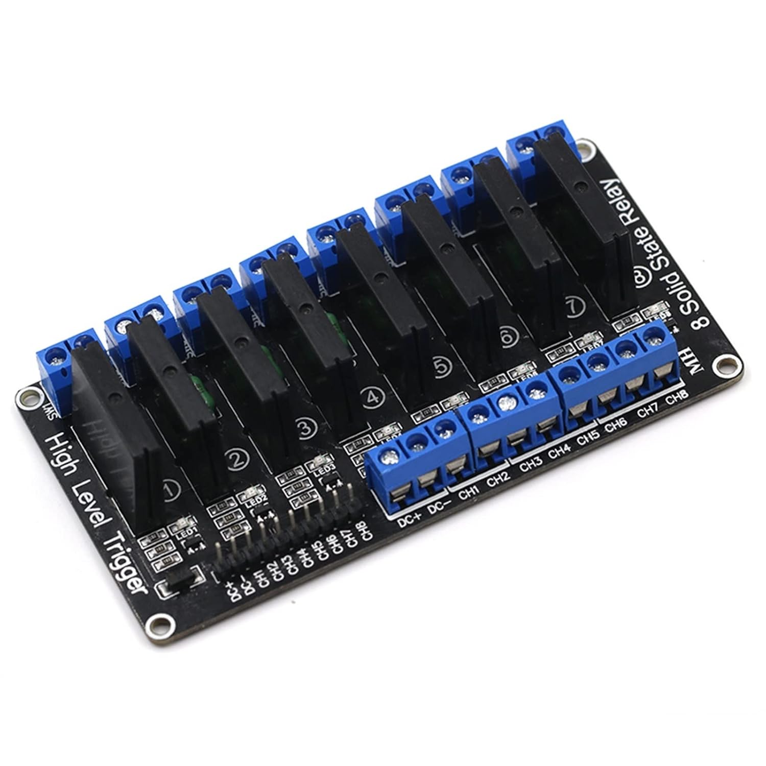 1 2 4 8 Channel 5V DC Relay Module Solid State High Level SSR AVR DSP G3MB-202P