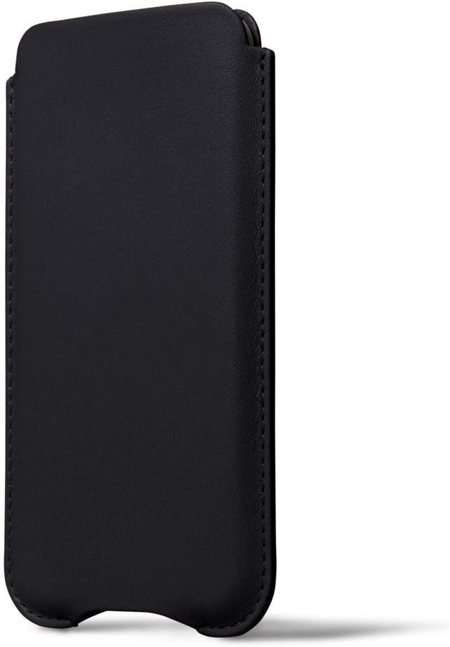 Best Cyber Monday 🔥 Lucrin - Protection Case Compatible with iPhone 11 Pro/iPhone Xs/iPhone X and Wireless Charging - Black - Genuine Leather