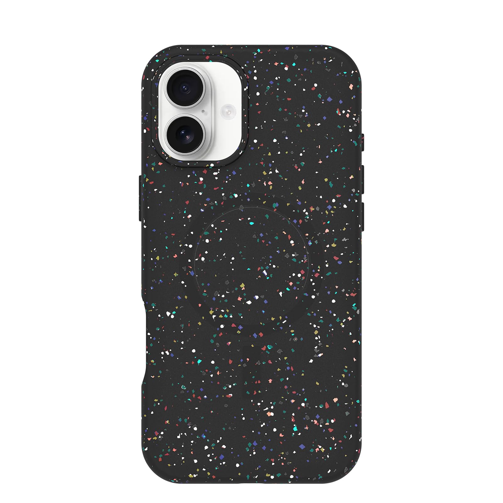 Photo 1 of OtterBox Core Series for MagSafe for iPhone 16 Plus - Carnival Night Black, Sleek Rubber Design, Smooth Finish, Camera Bumpers, and Protective Screen Lip