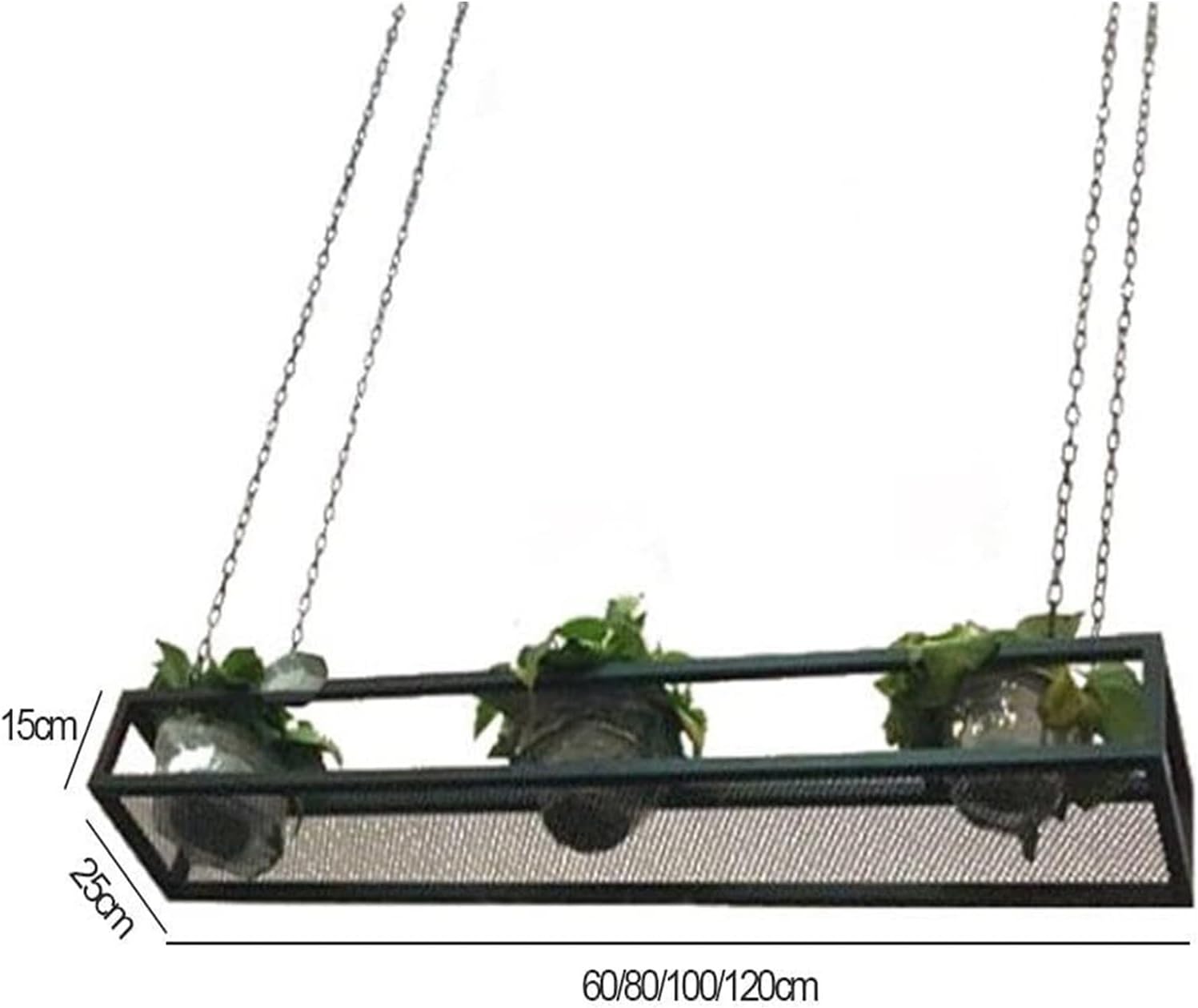 Ceiling Wine Glass Rack, Ceiling Shelf, Hanging Rack With Shelf For Kitchen Storage For Bar Cellar Garage And Restaurant(100x25x15cm)