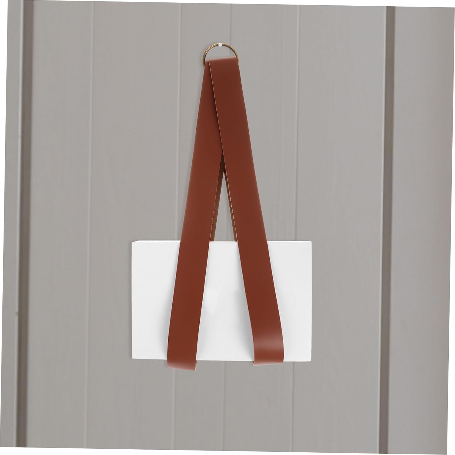 Levemolo Nordic Style PU Leather Magazine Holder Wall Mounted Storage Organizer for Magazines Newspapers and Vinyl Records Portable and Space-efficient Design for Home Office Decor