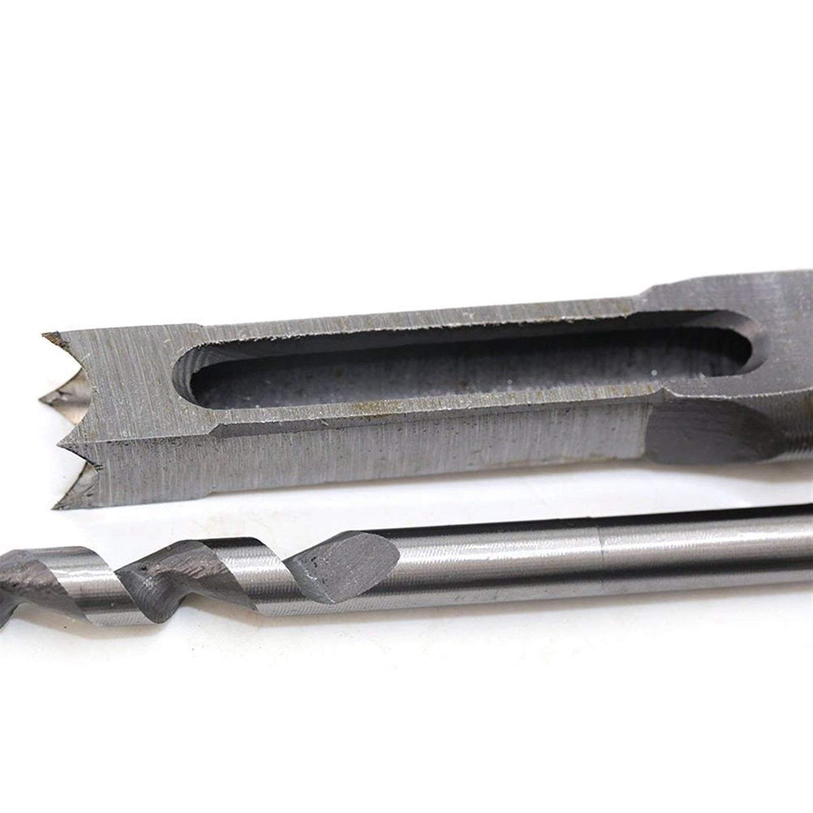 Kit Di Punte Per Scalpello Per Mortasa Per Trapano Per Legno Con Foro Quadrato Set Di Seghe A Tazza Per Lavorazione Del Legno 4 Pezzi Punte Per Trapano Per Foro Quadrato Per Lavorazione Del Legno Set