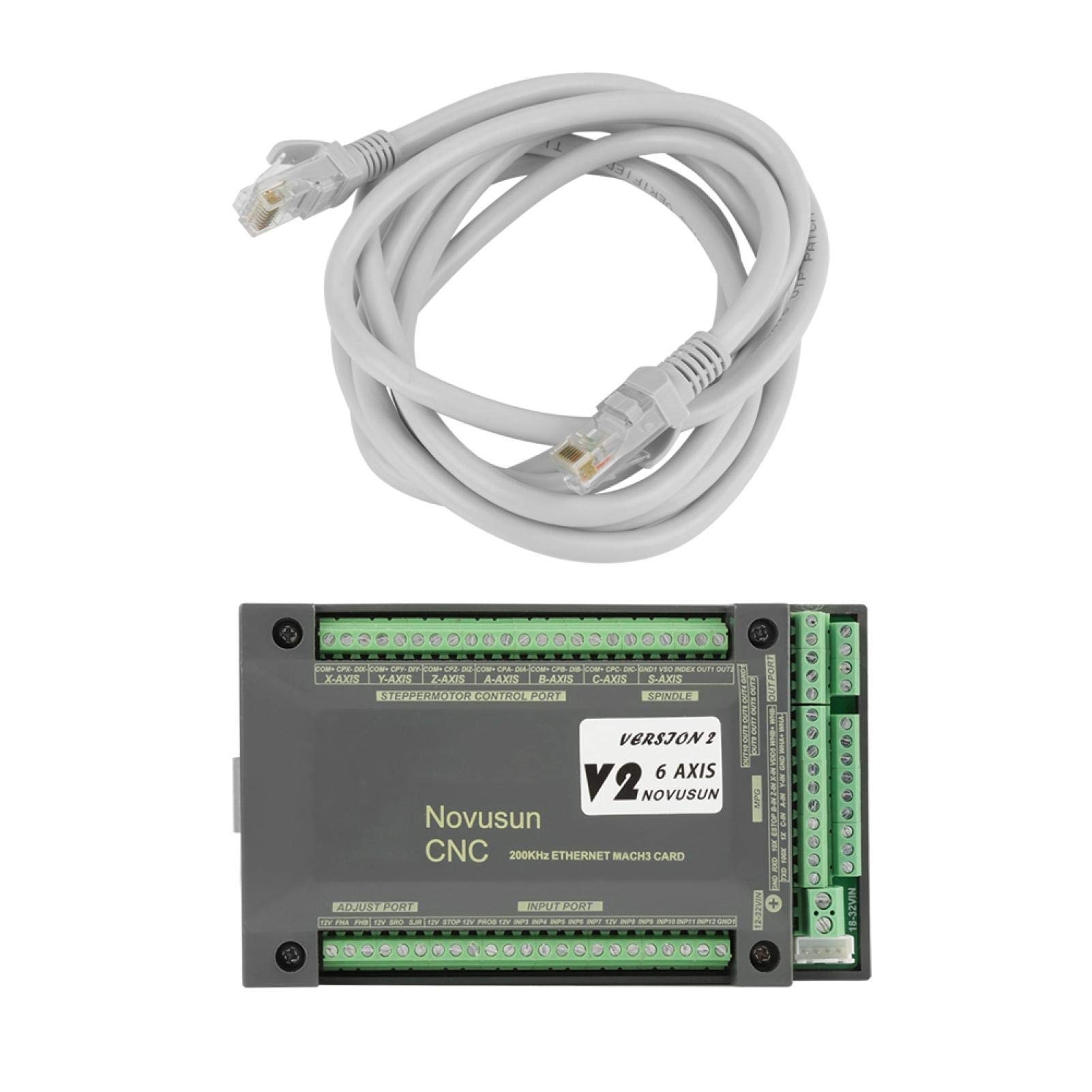 Buy MACH3 Motion Control Card,6 Axis Motor Motion Control Card Breakout ...