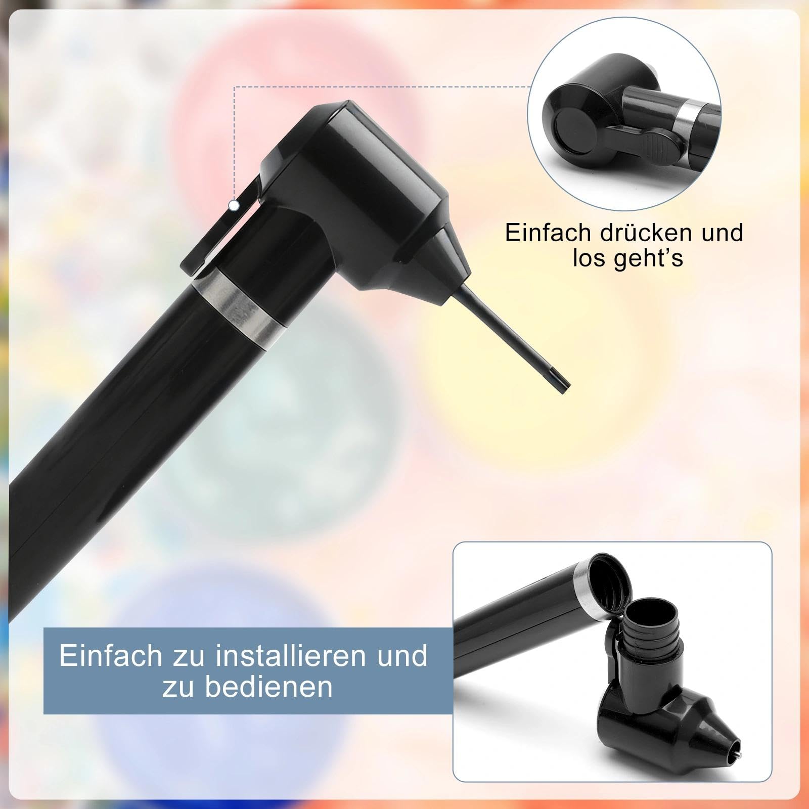 TNSLAND Mezclador de Tinta - Kit de Licuadora de Tinta para Tatuajes Máquina de Mezcla Mezclador de Pigmentos con 105 Varillas Mezcladoras