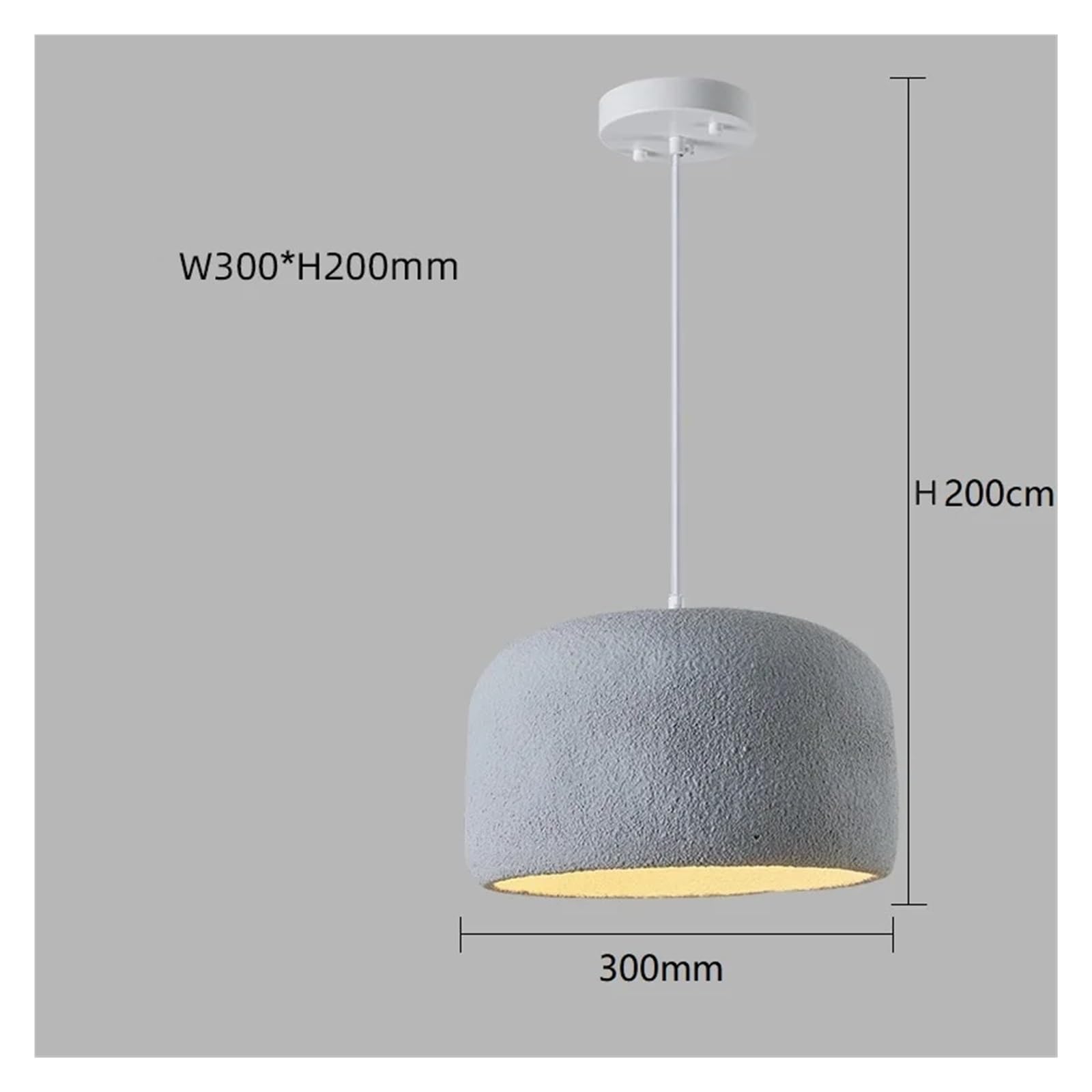 Kitchen Faucet Pendant Lampe - Personnalité en polystyrène Japonais éclairage Suspendu, Plafond d'éclairage Pendentif