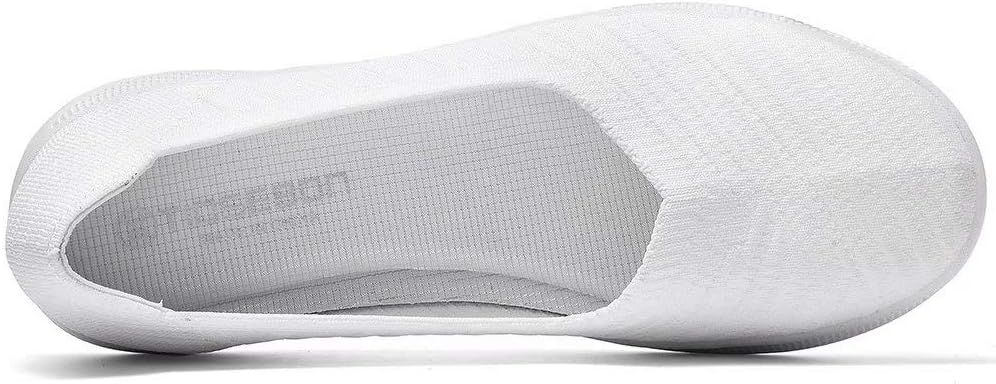 konhill Women's Ballet Flats Loafers Elegant Casual Flat Shoes Comfortable Soft Knitted Fabric Lightweight Slip On Walking Shoes - Image 5