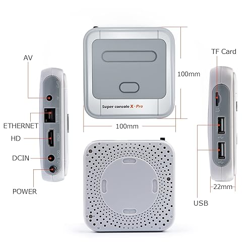 Miniatura 5 de Kinhank 2025 Upgrade Retro Game Console,Super Console X PRO Emulator Console with 65000+ Games,70+Emulators,Dual System,4K TV,5