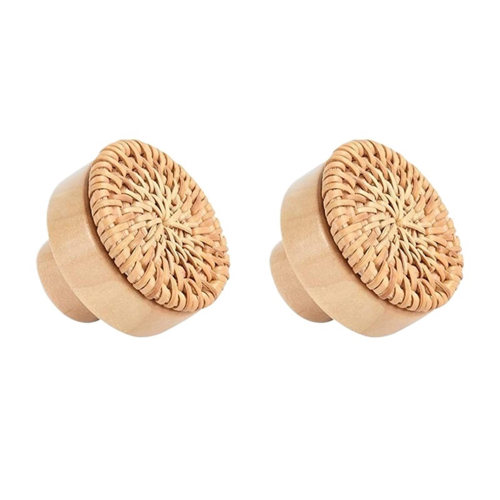 NHralpajj Rattan Drawer Pull
