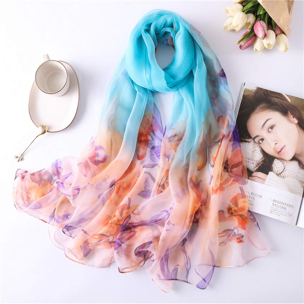 Châles et enveloppe bandana poétique : foulard femme aux motifs doux