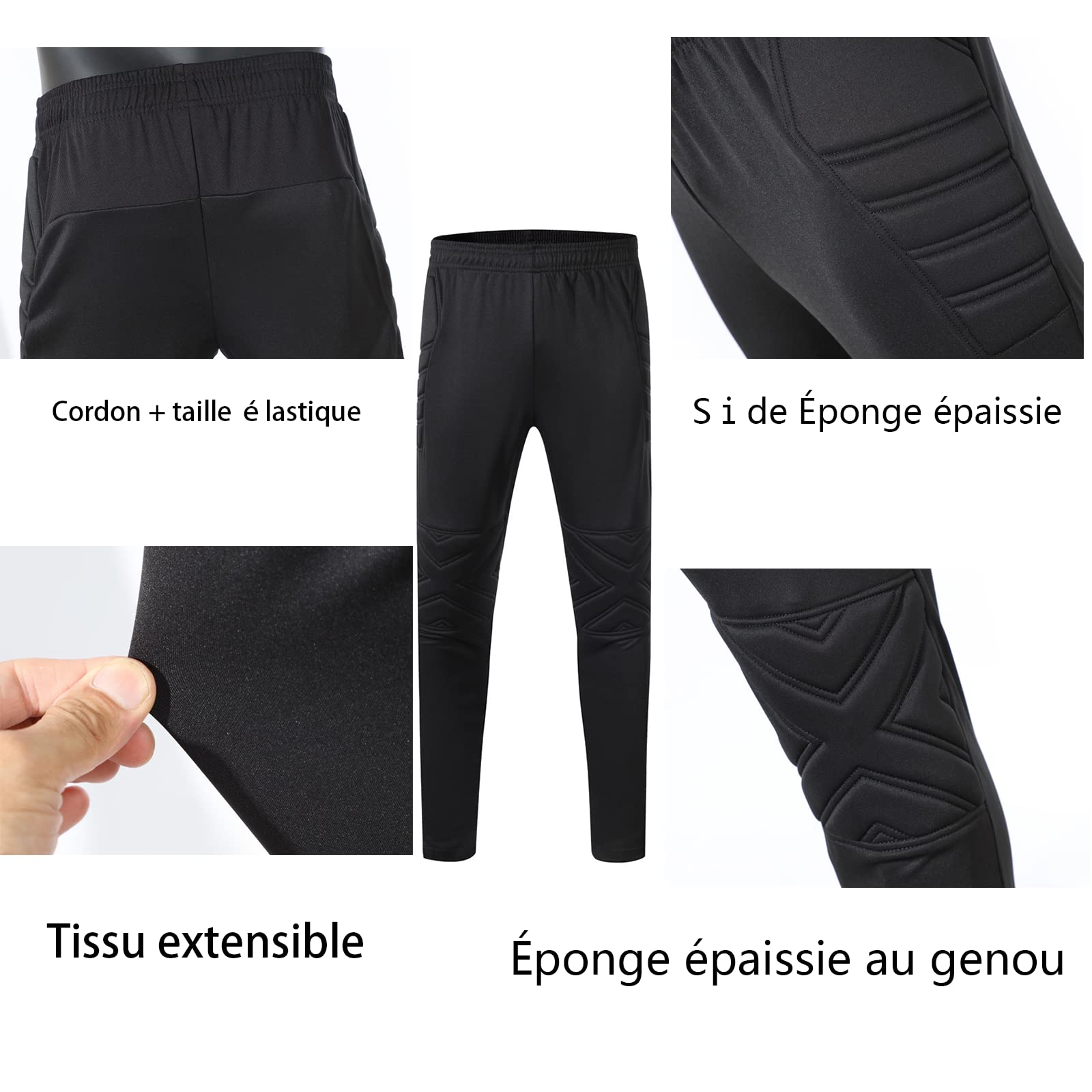 Maillot de Gardien Personnalisable Maillot Gardien de But Homme Personnalisé avec Nom Nombre Nom de l'équipe Logo