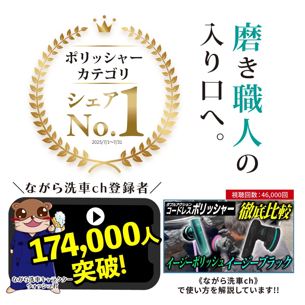 Amazon.co.jp: ながら洗車: イージーポリッシュ -black edition-