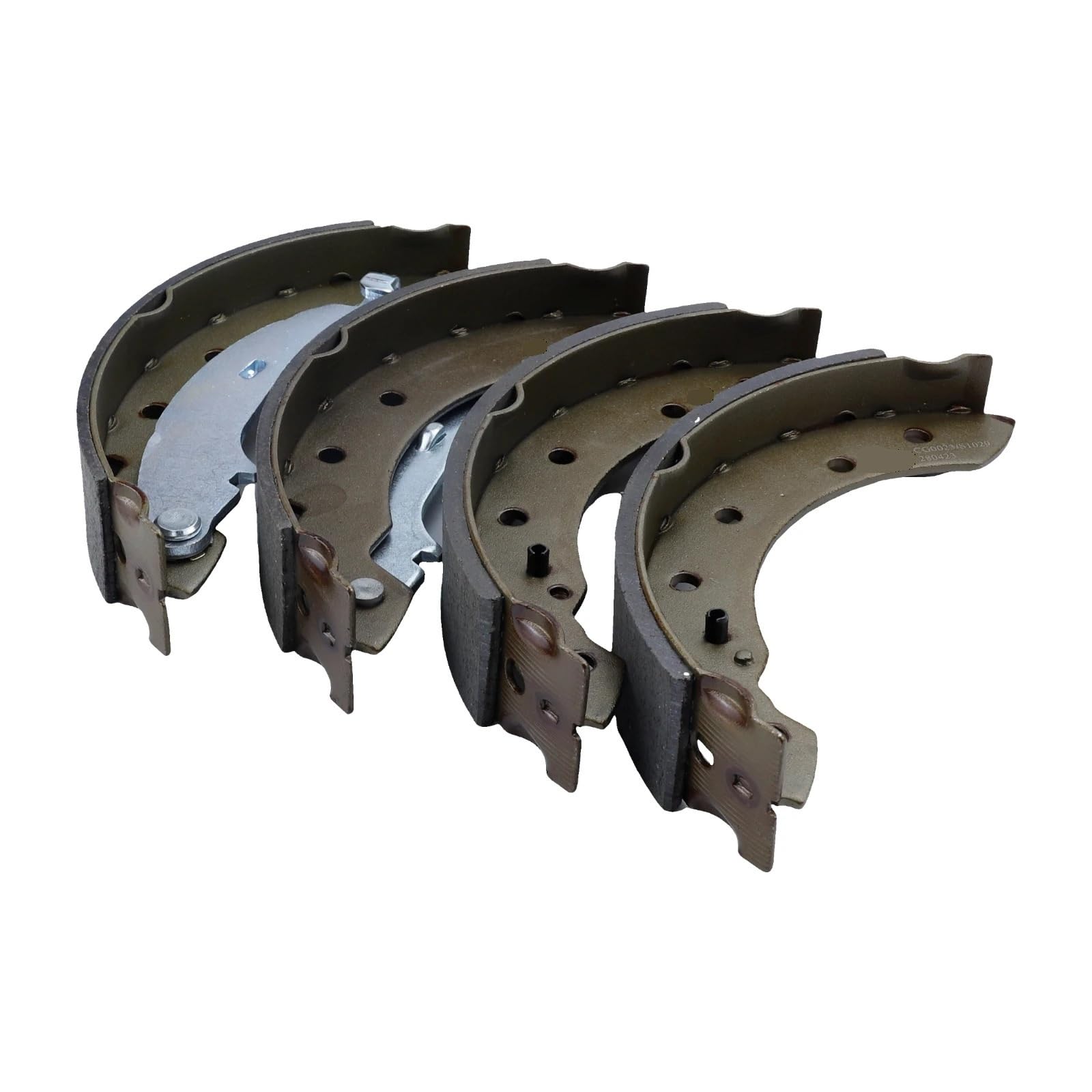 Pasuje do MG 3 MG3 2010 2011 2012 RENAULT THALIA CLIO PEUGEOT 206 106 306 DACIA LOGAN Części bębna hamulcowego 10040701 Zestaw tylnych szczęk hamulcowych