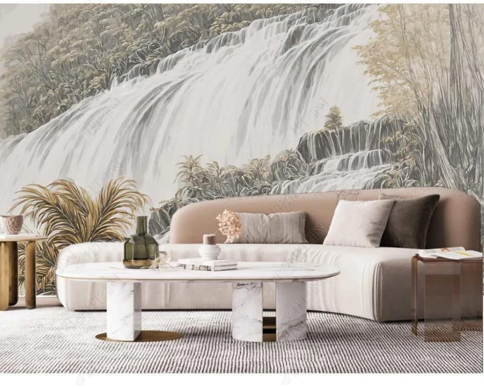 Poster tableaux muraux cascade abstraite art mural intissé - 3