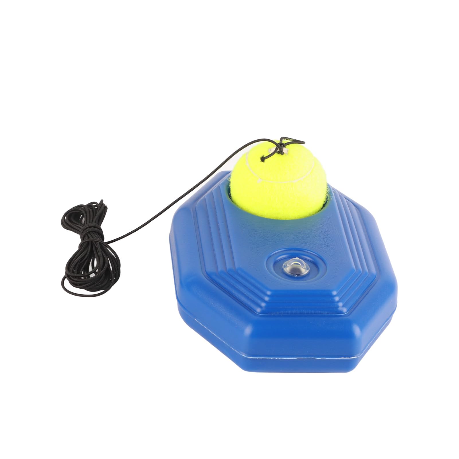 Set Base per Palline da Tennis, Resistente Allenatore per la Schiena con Pallina da Tennis con Corda Elastica in Gomma per la Pratica di Una Sola Persona