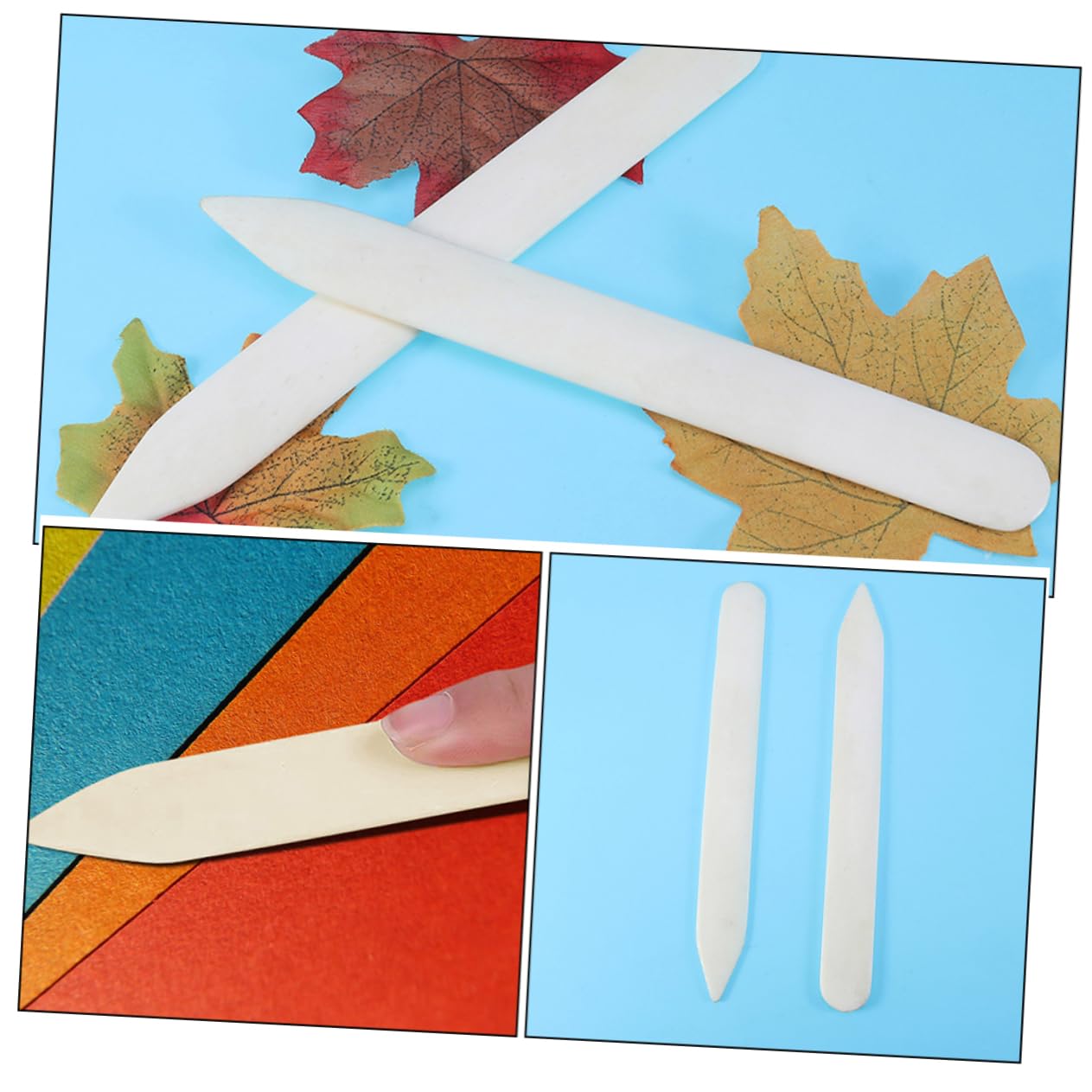 Outil De Pliage Plastique Outils De Marquage Pliage pour Artisanat Cartes Reliure Et Bricolage avec Poignée Ergonomique
