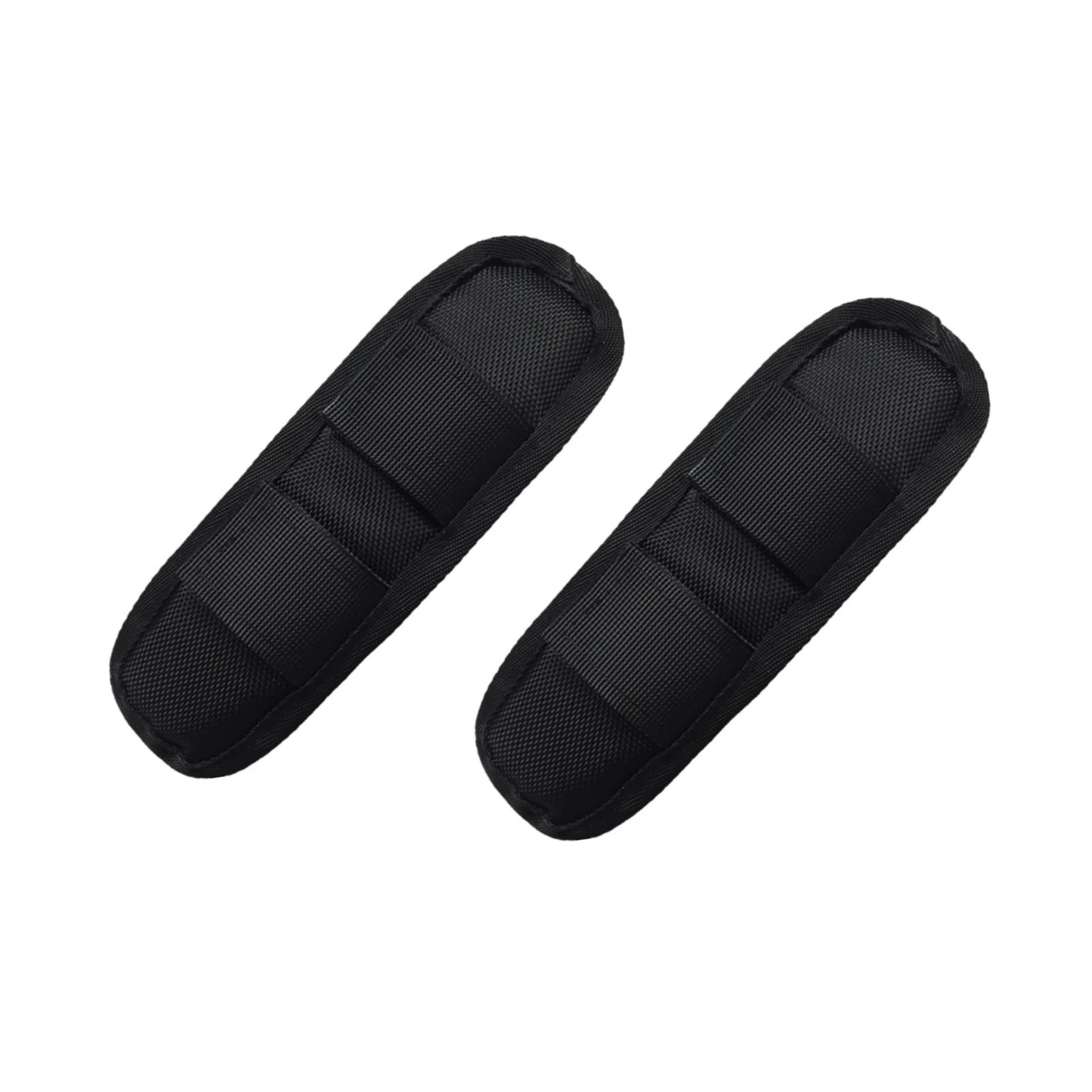 Lam-lord Strap Pad, Shoulder Pad Air Cushion, Anti-Slip Bag Strap Pad, Backpack Strap Pad, Breathable Soft Durable Padded Shoulder Strap Pad for Bag(2pcs Black Short)