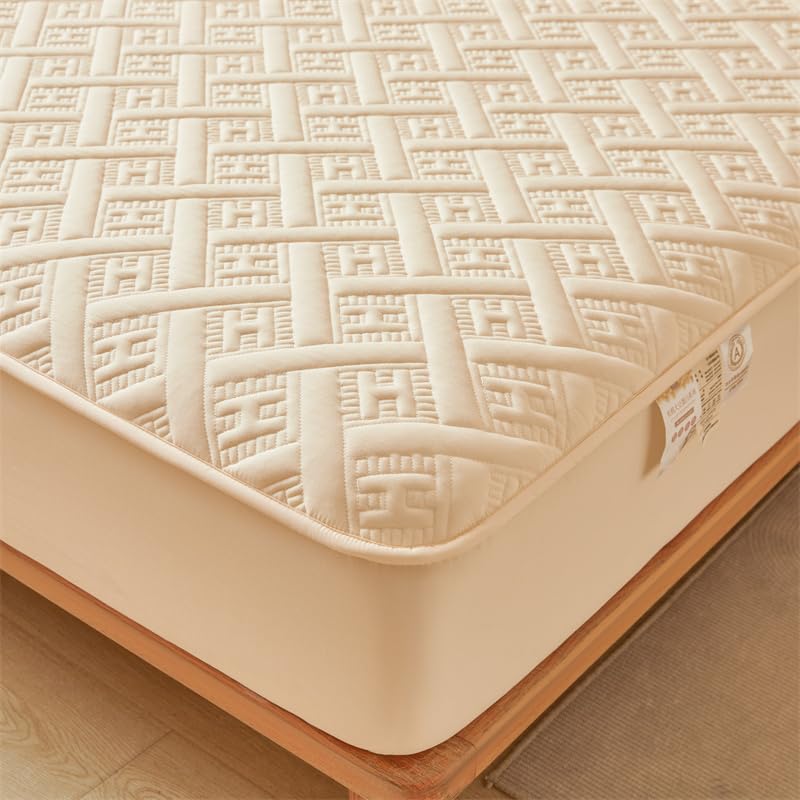 Mattress Protector, Breathable Mattress Pad Cover Fitted Deep Pocket 11