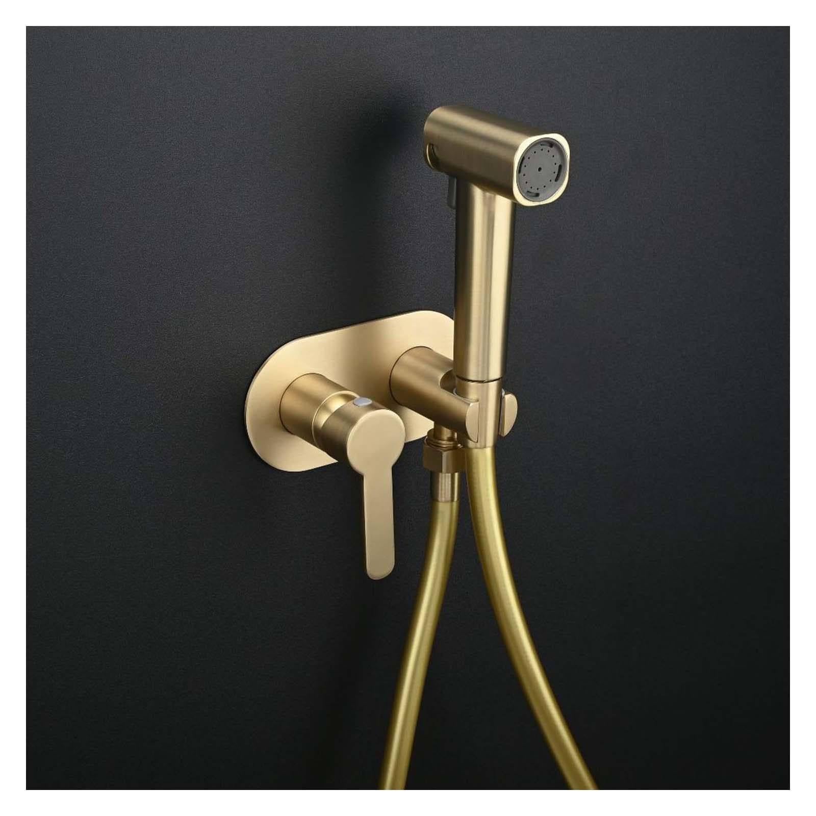 Pulverizador de mano para WC con ducha higiénica bidet de agua regulable