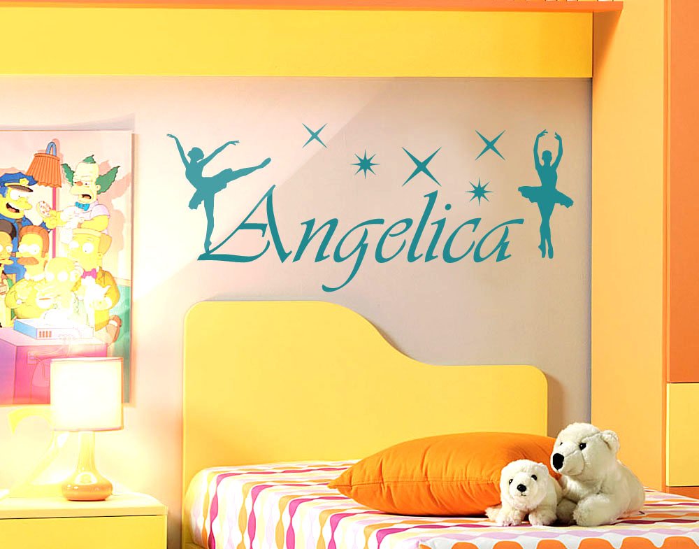 Adesivo Da Parete Rimovibile Con Corona E Scritta The Princess - Per Cameretta, Decorazione Bambini, PVC