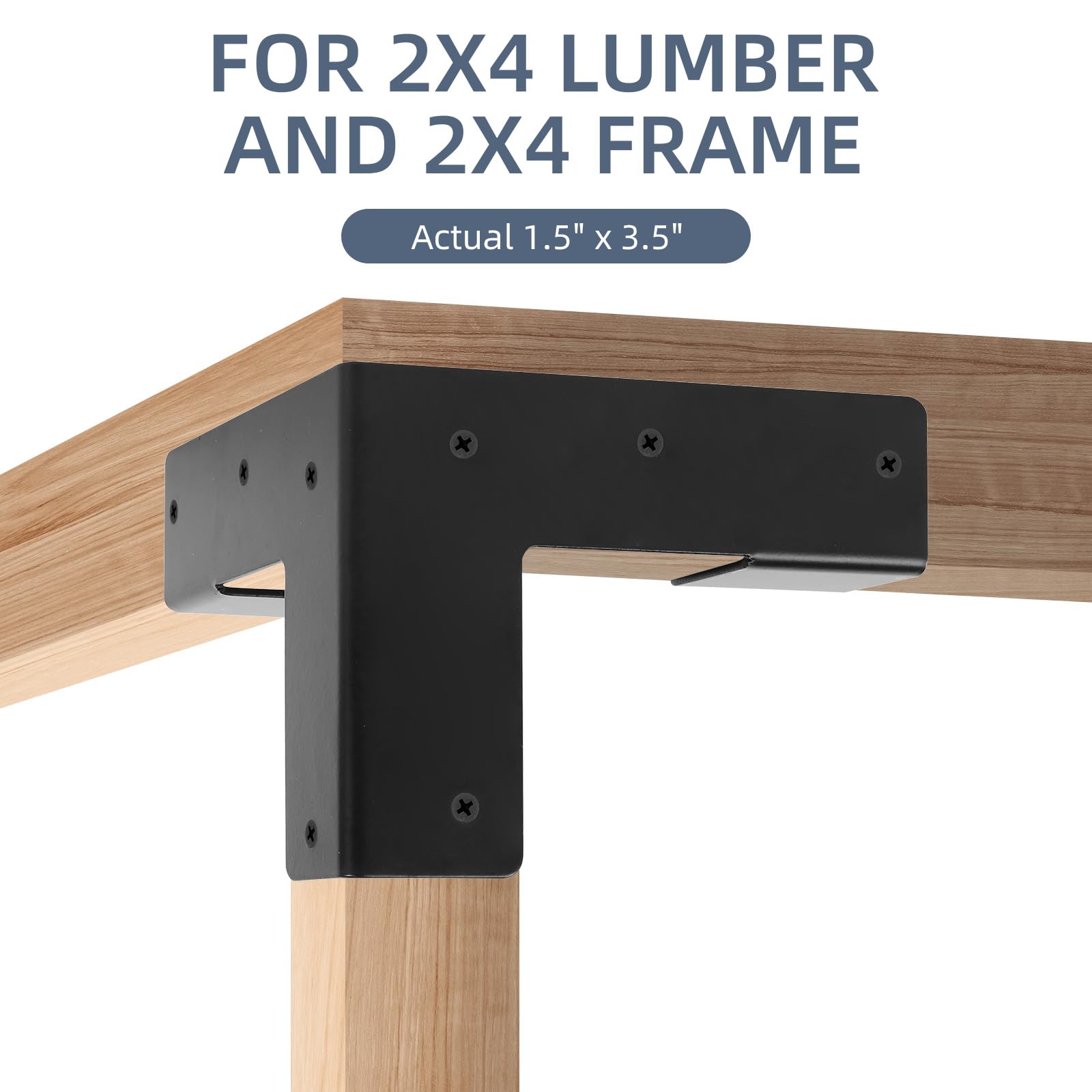 8 PCS Workbench Brackets Kit 3-Way Workbench Corner Brackets Fits