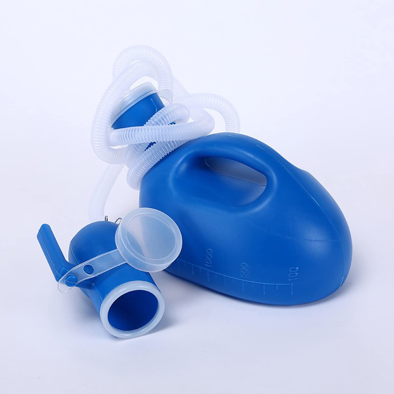 YNGJUENCP Men's 2000ML Portable Potty Pee Bottle Male Urinal Collector for Camping Car Travel Toilet Urinal (Blue)(Size:3pcs)