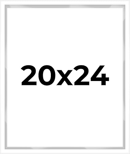 Miniatura 61 de Caja de sombra de 5 x 10 pulgadas, marco contemporáneo blanco – Tamaño interior 5 x 10 x 1 pulgada de profundidad – Este marco blanco está hecho