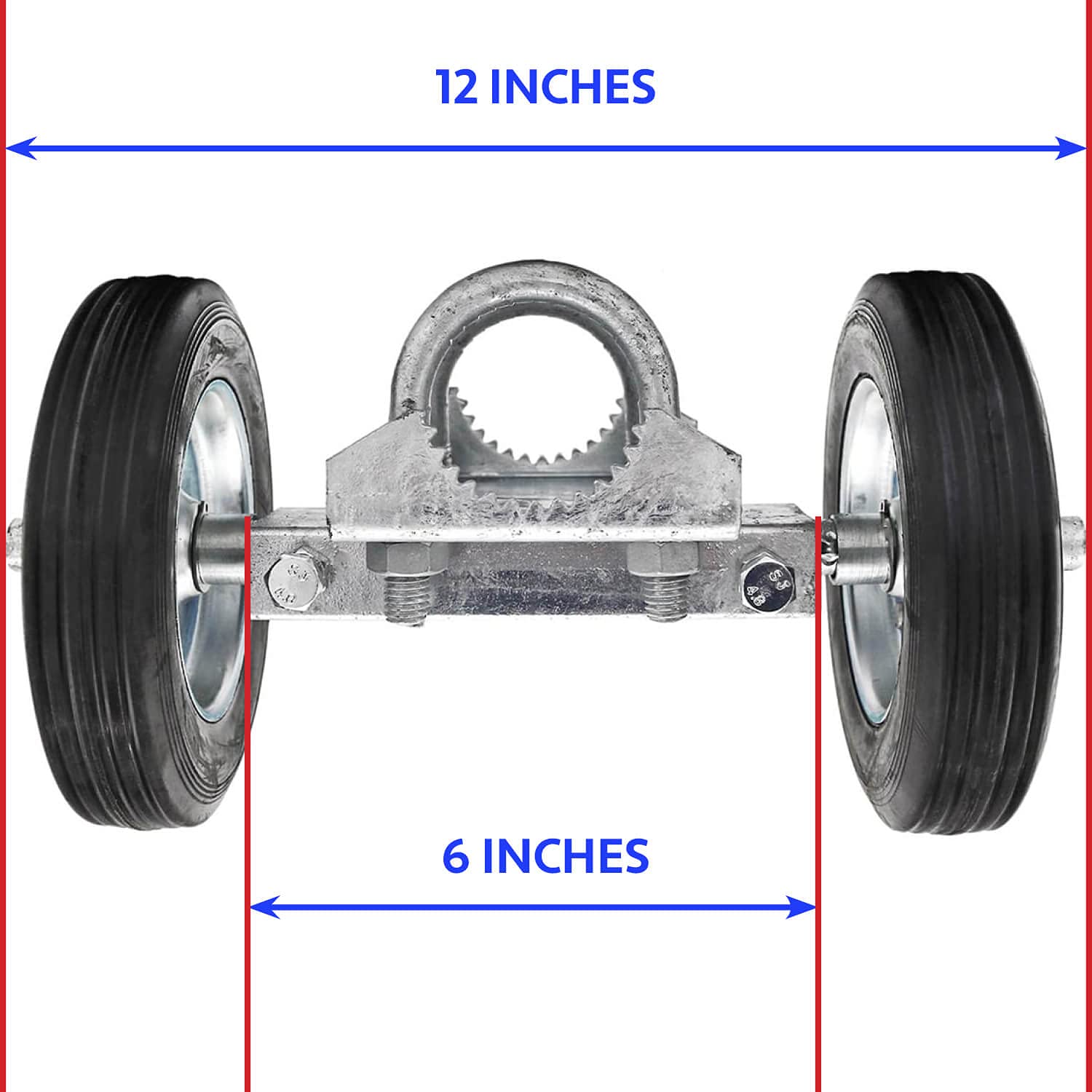 Buy ROLLING GATE 6" WHEEL CARRIER for Chain Link Fence Rolling/Sliding
