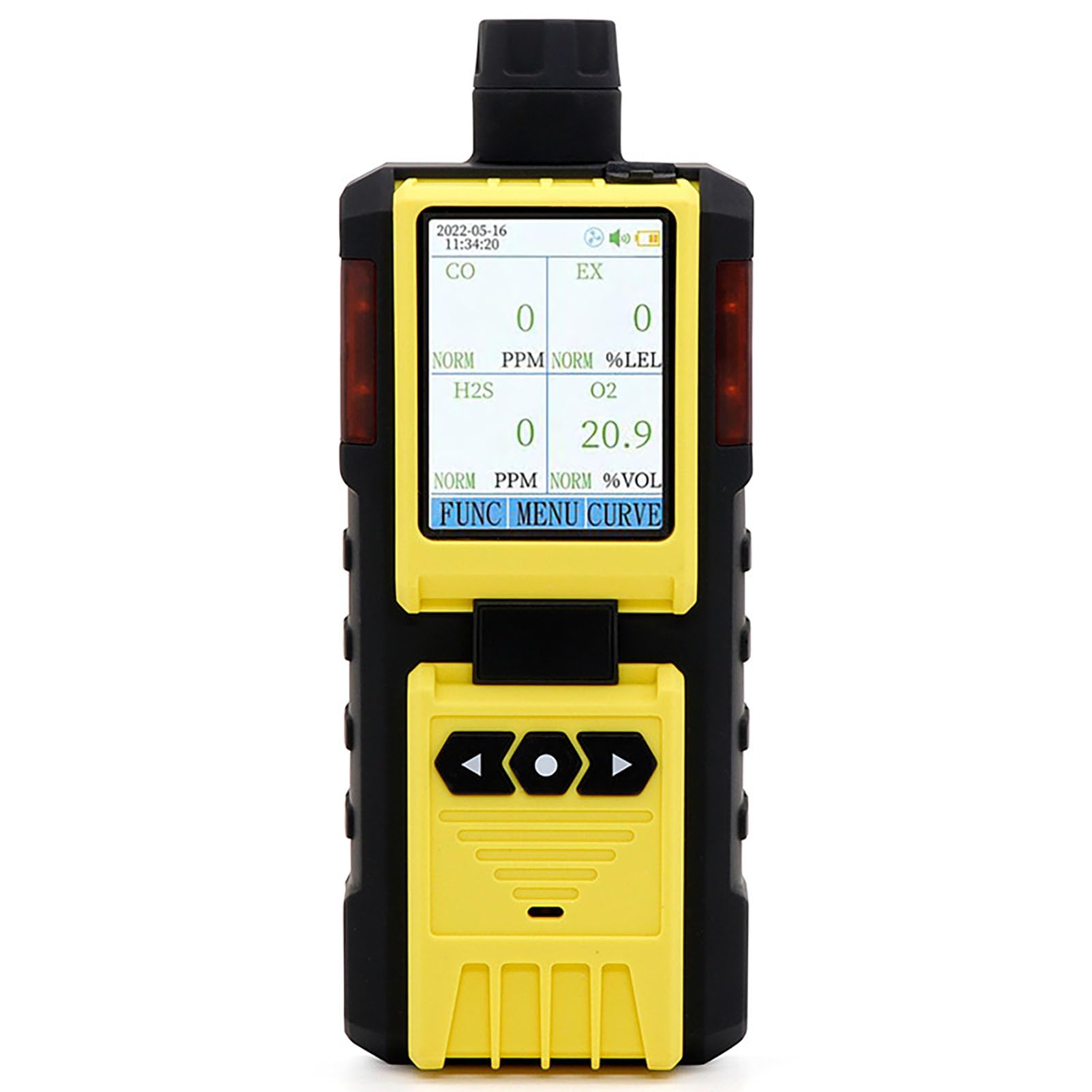 Detector de fugas de gas con cuatro métodos de alarma, a prueba de explosiones para sulfuro de hidrógeno y gas combustible, ideal para seguridad industrial y doméstica