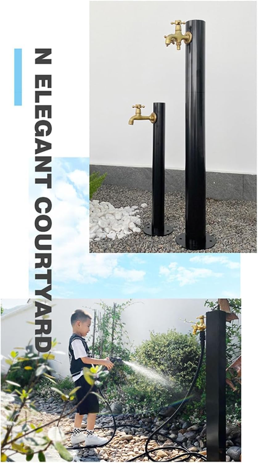 Colonna da Giardino Verticale con Rubinetto in Acciaio Inossidabile 304 for Esterni(C)