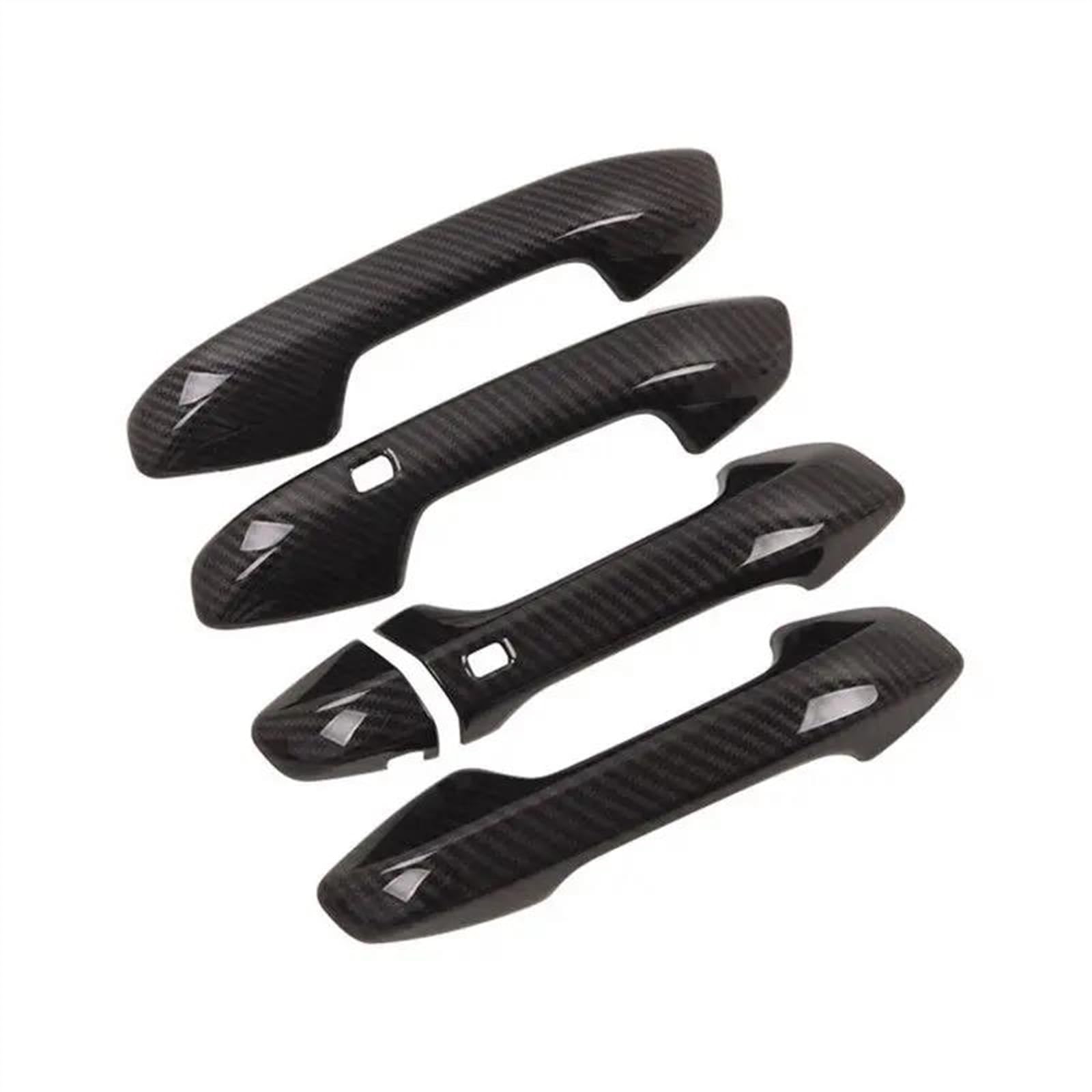 KJHOPY Exterior Door Handle Cover Trim Sticker Overlays Styling RHD for Kia for Forte for Cerato K3 BD 2019-2021 GT Exterior Door Handle(OneColor)