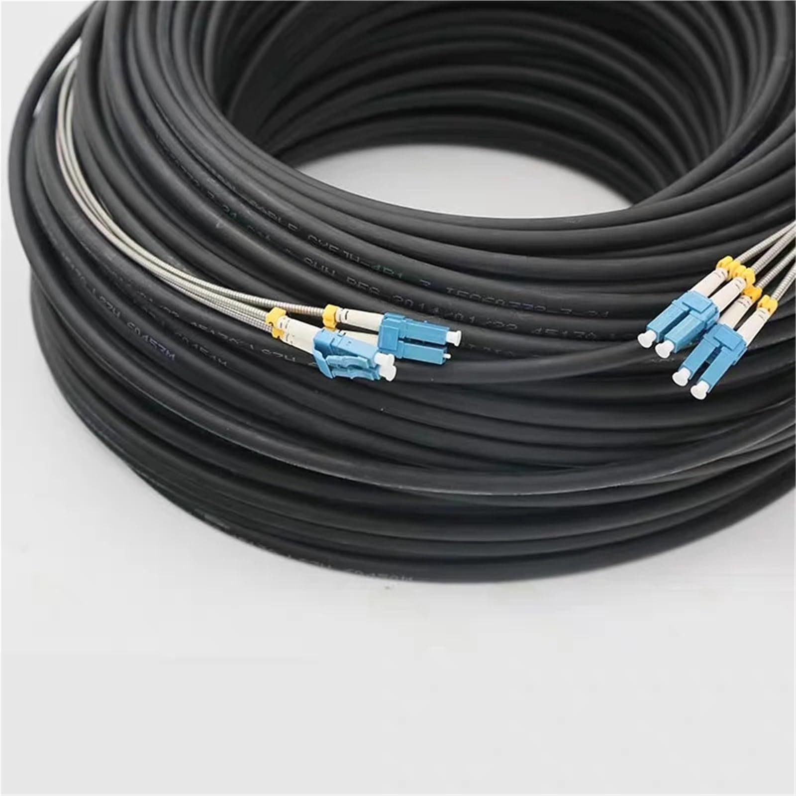 Cordon de raccordement Fibre Optique extérieur CPRI 40 m, Cordon de raccordement multimode 4 conducteurs(FC-FC MM)