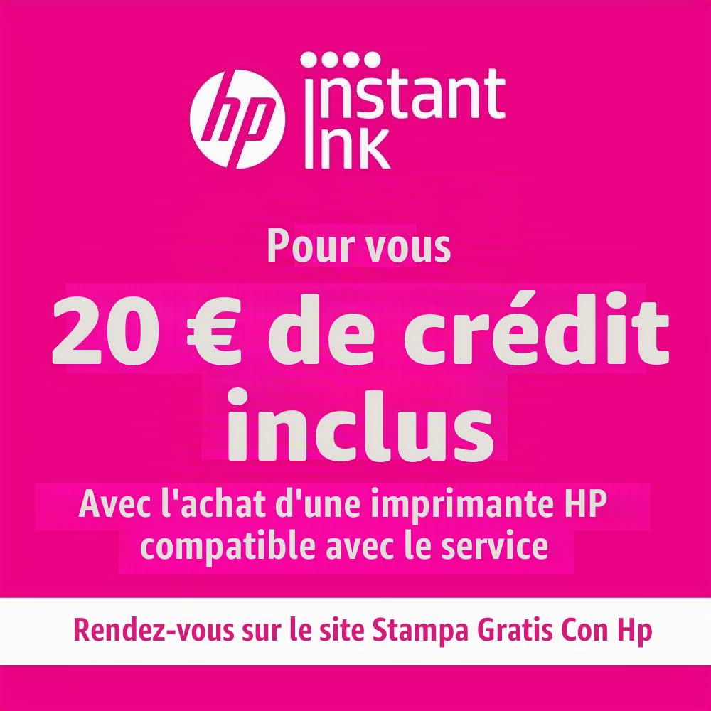 HP Officejet 3833 Imprimante Multifonction jet d'encre couleur (8,5 ppm, 4800 x 1200 ppp, USB, Wifi, Fax, Instant Ink)